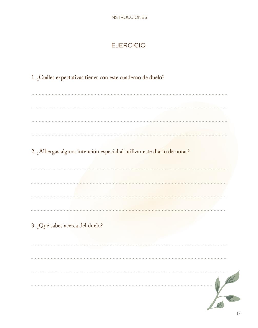 Mi cuaderno de duelo